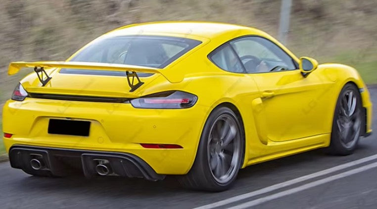 PORSCHE 718 BOXSTER / CAYMAN GT4 CARBON FIBER REAR DIFFUSER