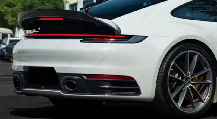 PORSCHE 911 992 CARBON FIBER REAR DIFFUSER