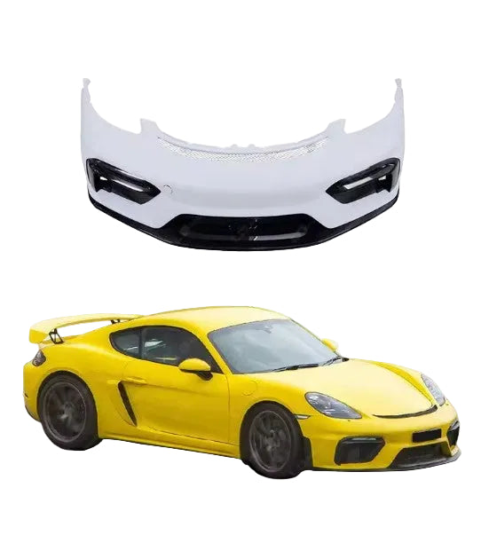 PORSCHE CAYMAN 718 GT4 CARBON FIBER FRONT BUMPER