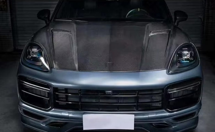 PORSCHE CAYENNE 9Y0 CARBON FIBER ENGINE BONNET HOOD
