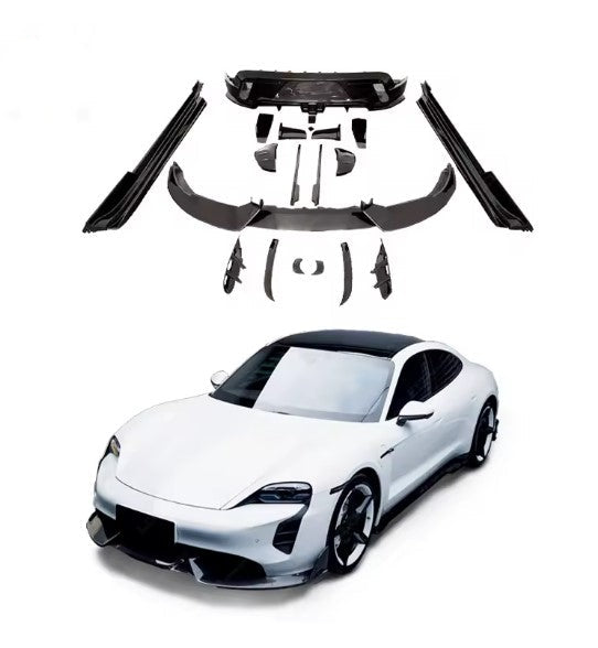 PORSCHE TAYCAN CARBON FIBER PARTS 2020-2023Y