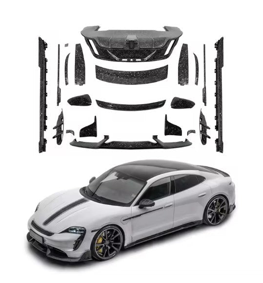 PORSCHE TAYCAN TURBO CARBON FIBER PARTS