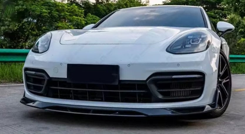 PORSCHE PANAMERA 971.2 CARBON FIBER FRONT BUMPER LIP