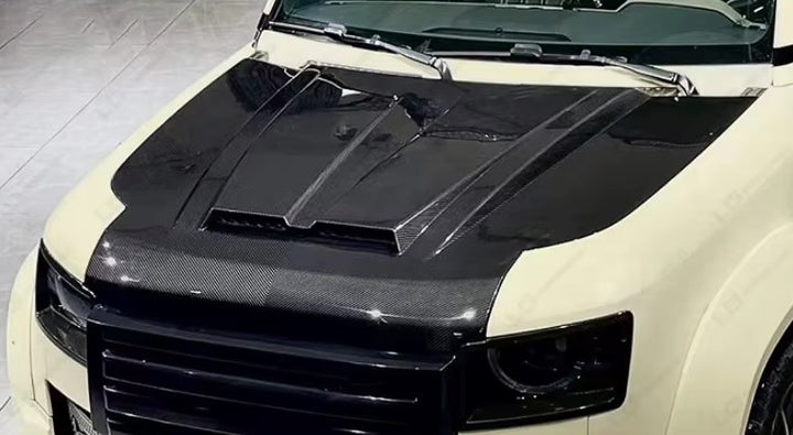LAND ROVER DEFENDER CARBON FIBER ENGINE HOOD