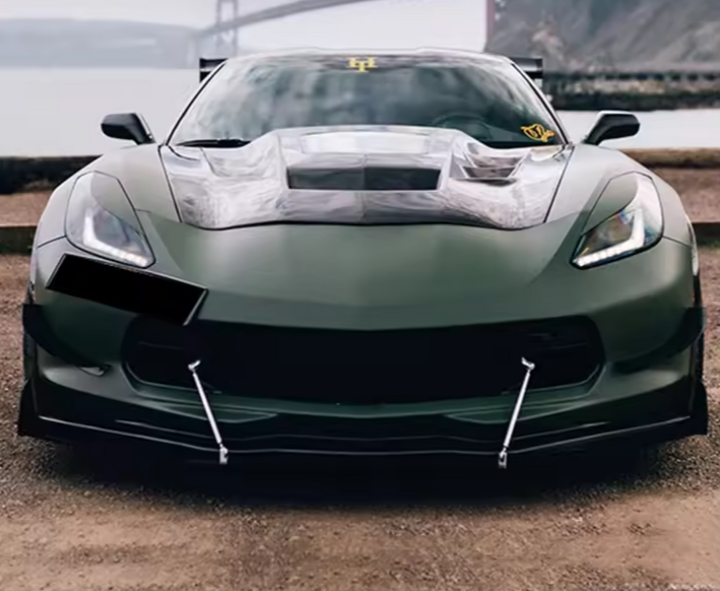 CHEVROLET CORVETTE C7 Z06 CARBON FIBER ENGINE COVER HOOD