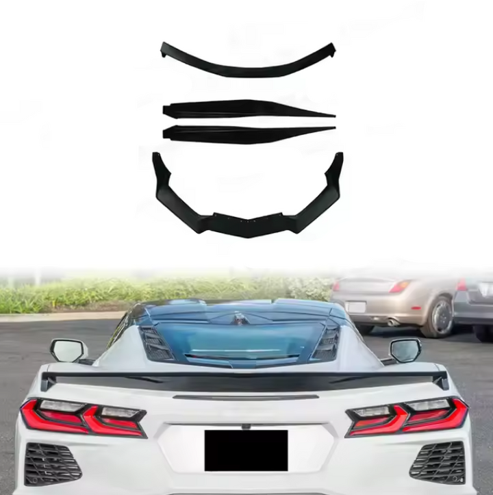 CHEVROLET CORVETTE C8 GLOSS BLACK BODY KIT