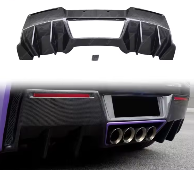 CHEVROLET CORVETTE C7 CARBON FIBER REAR DIFFUSER 2014-2019Y
