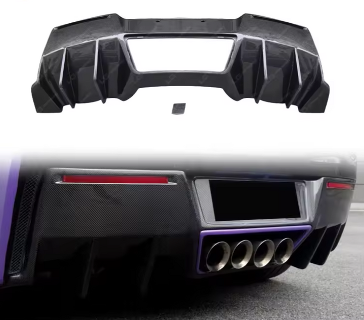 CHEVROLET CORVETTE C7 CARBON FIBER REAR DIFFUSER 2014-2019Y