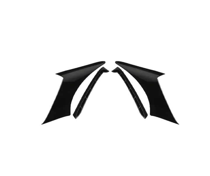 FORD MUSTANG CARBON FIBER SIDE FENDER VENTS TRIM 2015-2023Y