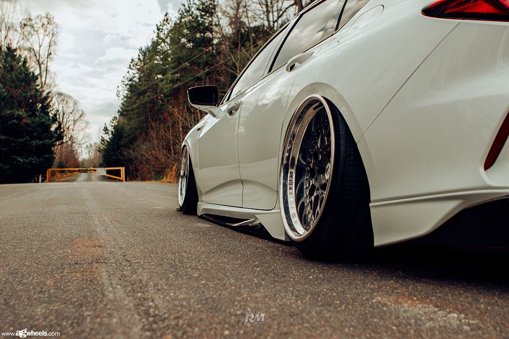 ACURA TLX on custom forged wheels