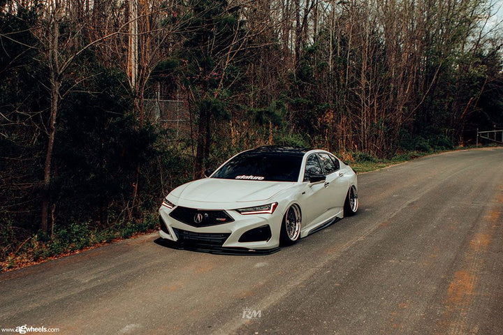 ACURA TLX on custom forged wheels