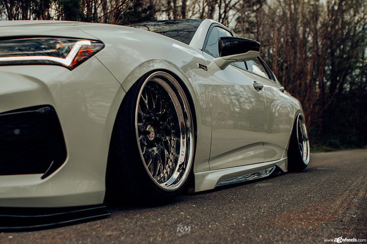 ACURA TLX on custom forged wheels