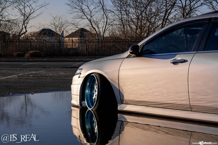 ACURA TSX on custom forged wheels