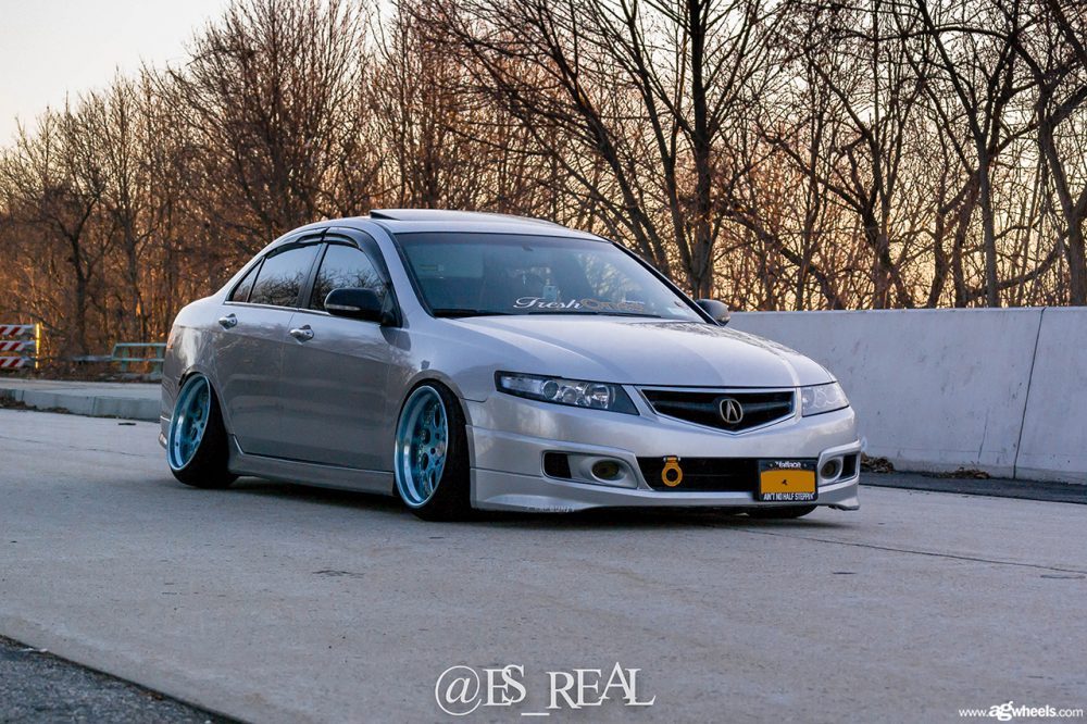 ACURA TSX on custom forged wheels