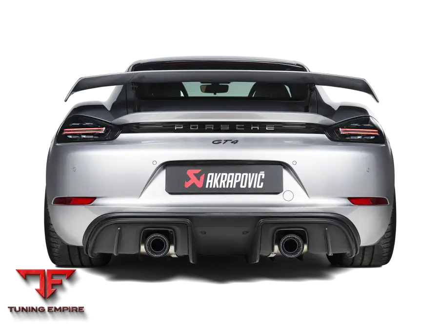 AKRAPOVIC PORSCHE 718 CAYMAN GT4 / SPYDER EXHAUST SYSTEM