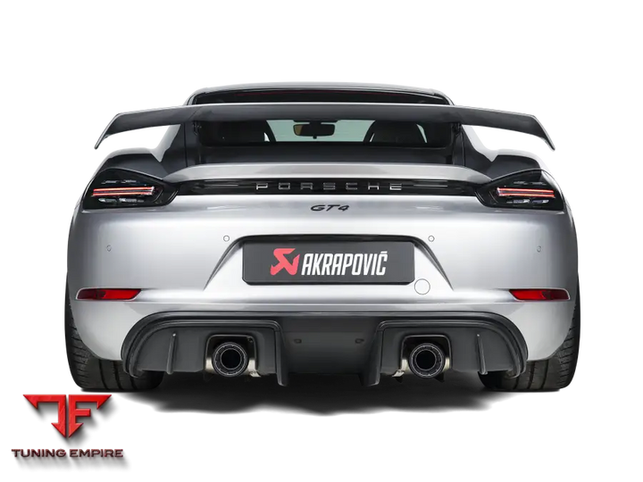 AKRAPOVIC PORSCHE 718 CAYMAN GT4 / SPYDER EXHAUST SYSTEM