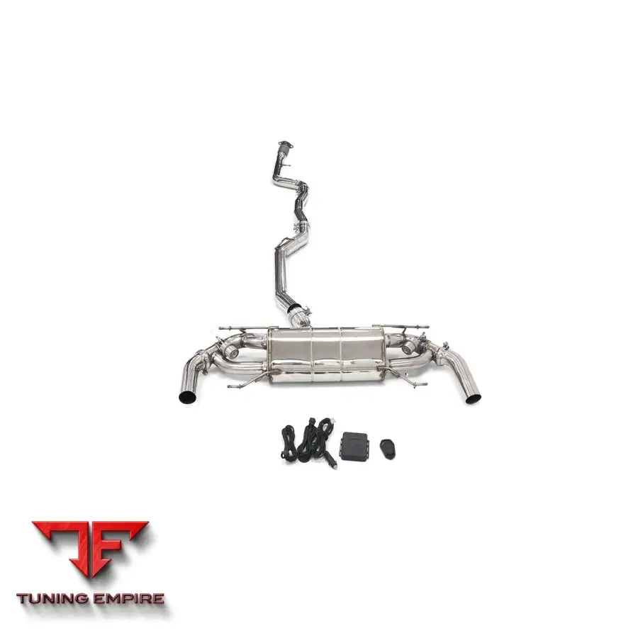 ALFA ROMEO GIULIA 2.0T STAINLESS STEEL CATBACK EXHAUST WITH MUFFLER VALVE
