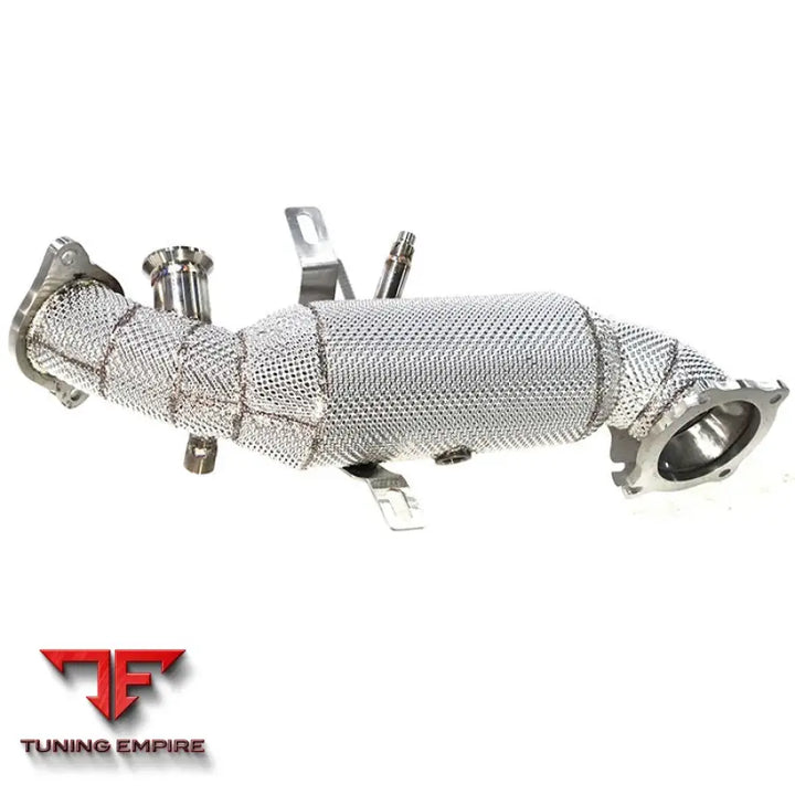 ALFA ROMEO GIULIA 2.0T STAINLESS STEEL EXHAUST DOWNPIPE WITH HEAT SHIELD