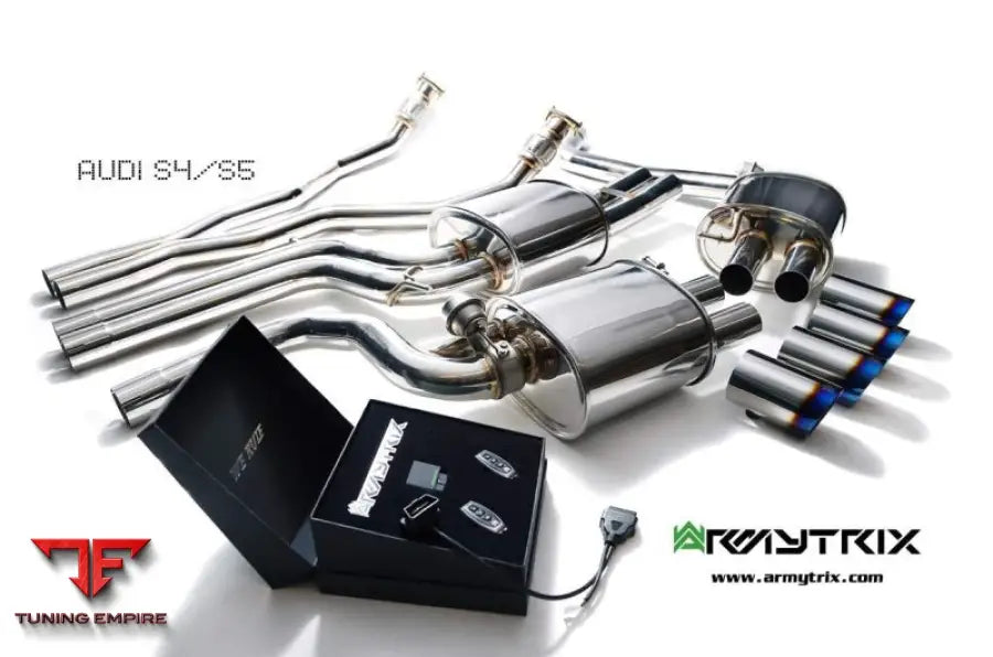 ARMYTRIX AUDI A4 B8 3.0 TFSI SEDAN/AVANT (2009-2015) VALVETRONIC EXHAUST SYSTEM