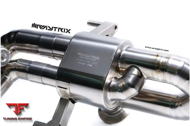 ARMYTRIX AUDI R8 MKI V10 5.2 FSI COUPE /SPIDER (2009-2012) VALVETRONIC EXHAUST SYSTEM