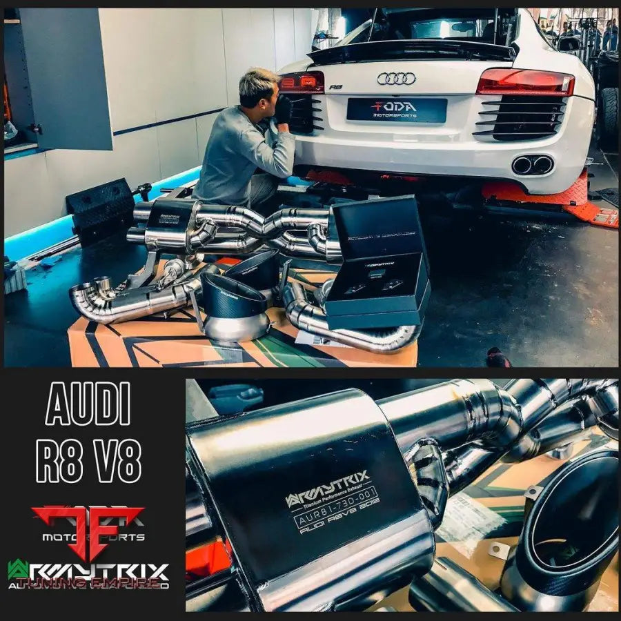 ARMYTRIX AUDI R8 MKI V8 4.2 FSI COUPE/SPIDER (2007-2012) VALVETRONIC EXHAUST SYSTEM