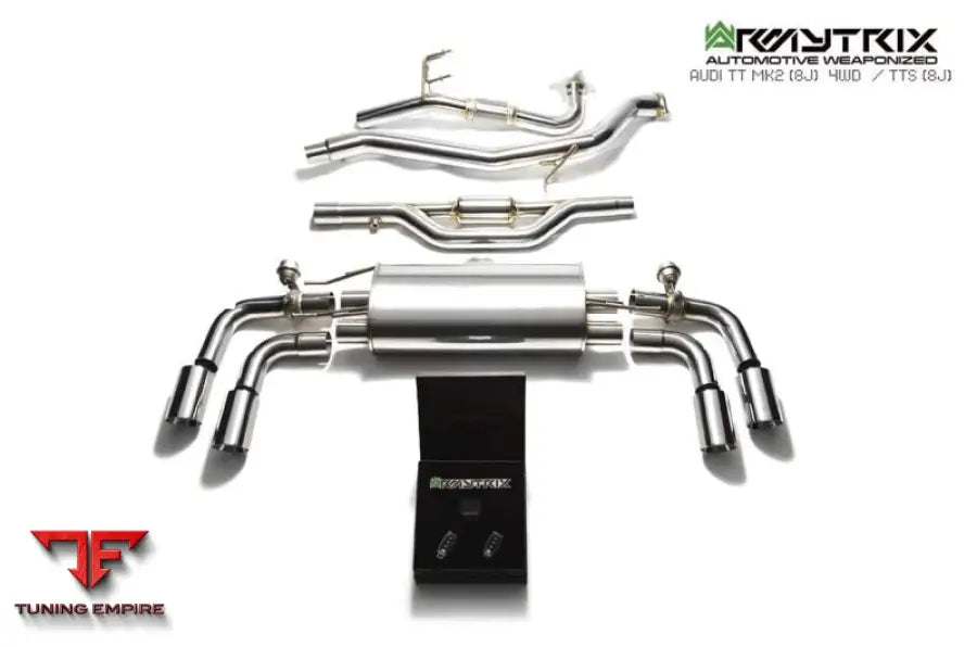 ARMYTRIX AUDI TT 8J MK2 1.8 2.0 TFSI QUATTRO COUPÉ (2006-2014) VALVETRONIC EXHAUST SYSTEM