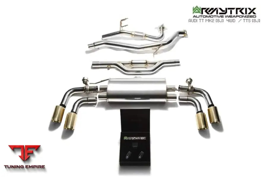 ARMYTRIX AUDI TT 8J MK2 1.8 2.0 TFSI QUATTRO COUPÉ (2006-2014) VALVETRONIC EXHAUST SYSTEM