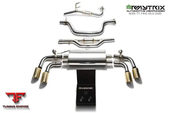 ARMYTRIX AUDI TT 8J MK2 2WD 1.8/2.0 TFSI COUPÉ (2006-2014) VALVETRONIC EXHAUST SYSTEM