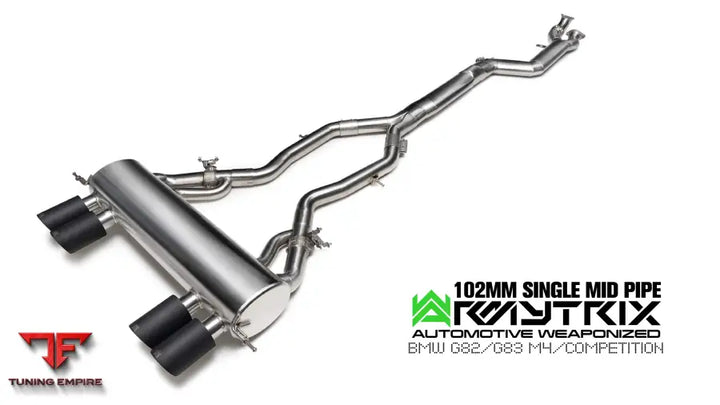 ARMYTRIX BMW G82 G83 M4 102mm single mid pipe exhaust system