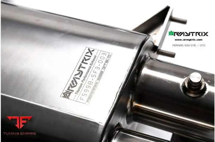 ARMYTRIX FERRARI 599 GTO (2011-2012) VALVETRONIC EXHAUST SYSTEM