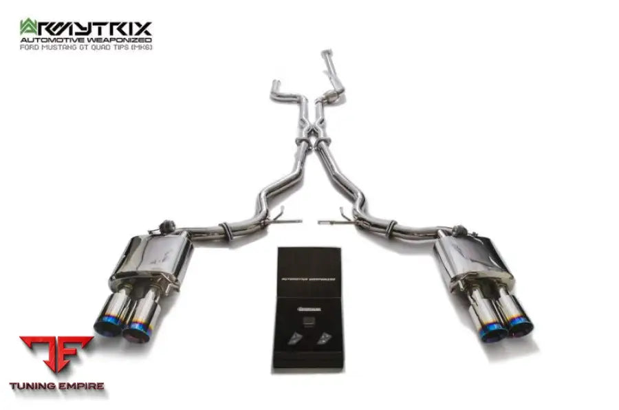 ARMYTRIX FORD MUSTANG GT CONVERTIBLE 5.0 V8 MK6 FACELIFT (2018-PRESENT) VALVETRONIC EXHAUST SYSTEM