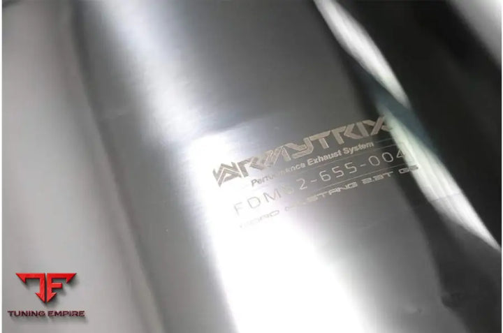 ARMYTRIX FORD MUSTANG (MK6) 2.3 ECOBOOST (2015-PRESENT) VALVETRONIC EXHAUST SYSTEM FITMENT