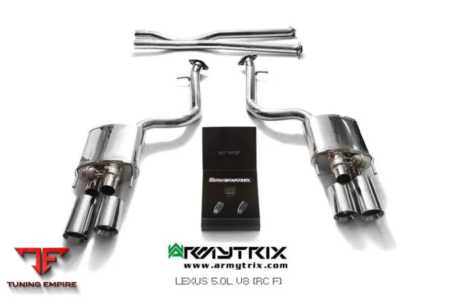 ARMYTRIX LEXUS RCF 5.0 V8 (2014-PRESENT) VALVETRONIC EXHAUST SYSTEM