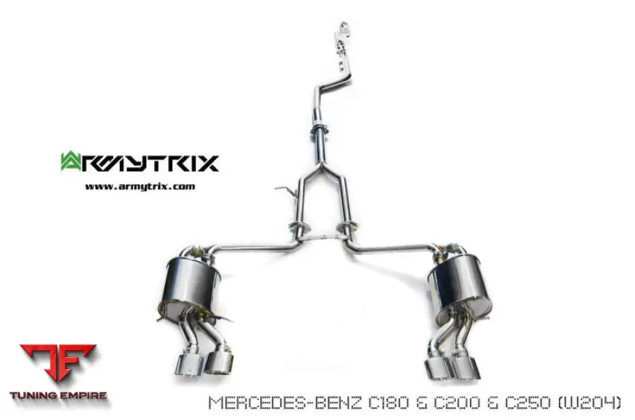 ARMYTRIX MERCEDES BENZ W204 C180/C200/C250 1.8 TURBO (2011-2014) VALVETRONIC EXHAUST SYSTEM