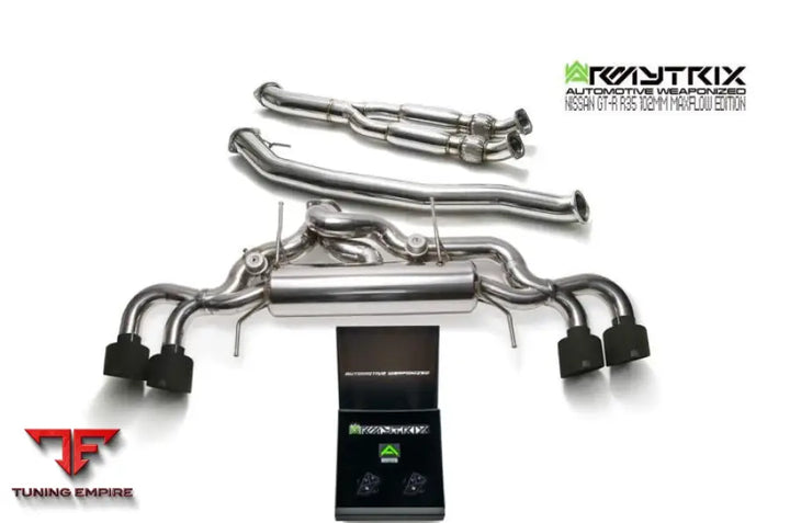 ARMYTRIX NISSAN GT-R R35 3.8 TWIN-TURBO V6 (2007-PRESENT) MAXFLOW EDITION VALVETRONIC EXHAUST SYSTEM