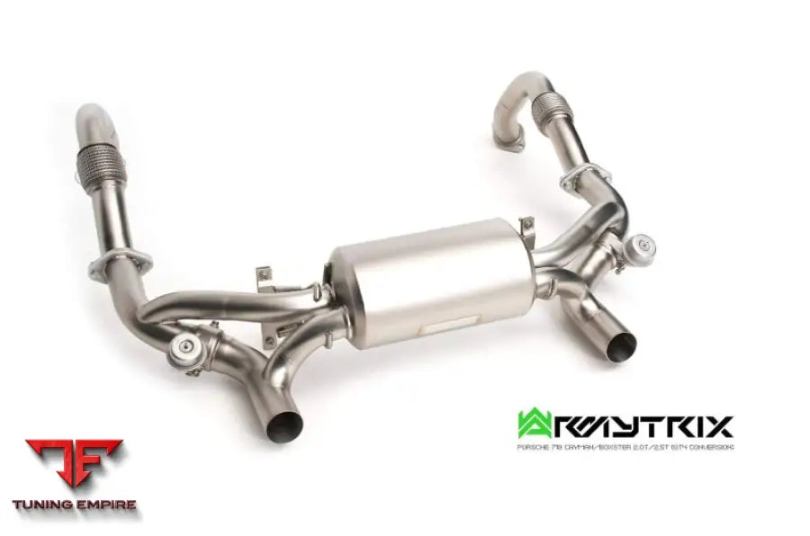 ARMYTRIX PORSCHE 718 CAYMAN (2016-PRESENT) GT4 RS CONVERSION VALVETRONIC EXHAUST SYSTEM