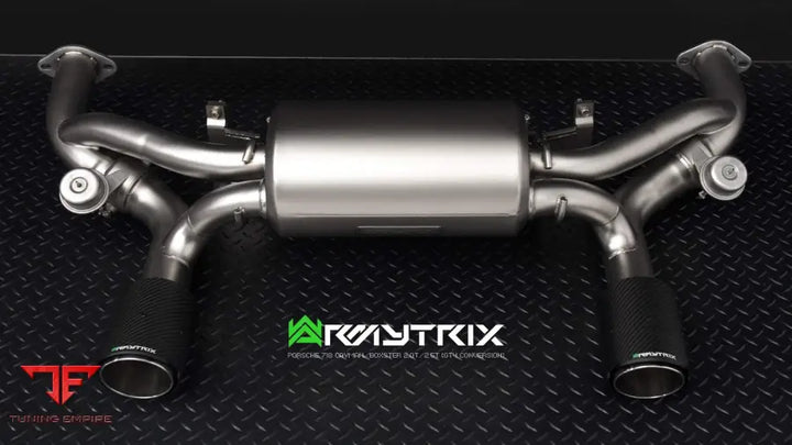 ARMYTRIX PORSCHE 718 CAYMAN (2016-PRESENT) GT4 RS CONVERSION VALVETRONIC EXHAUST SYSTEM