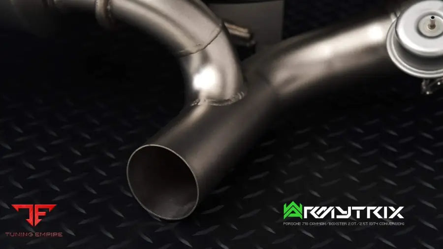 ARMYTRIX PORSCHE 718 CAYMAN (2016-PRESENT) GT4 RS CONVERSION VALVETRONIC EXHAUST SYSTEM