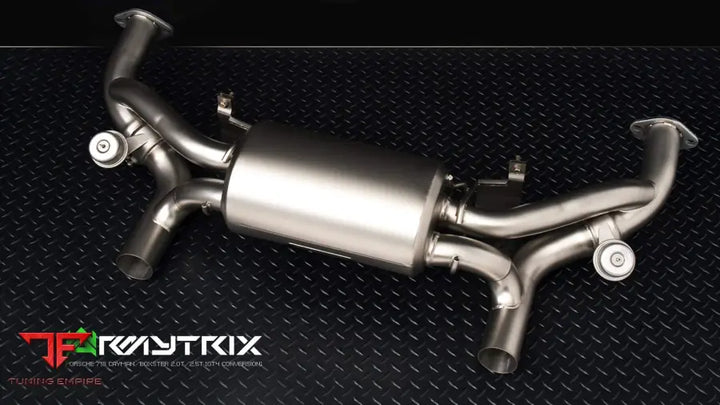 ARMYTRIX PORSCHE 718 CAYMAN (2016-PRESENT) GT4 RS CONVERSION VALVETRONIC EXHAUST SYSTEM