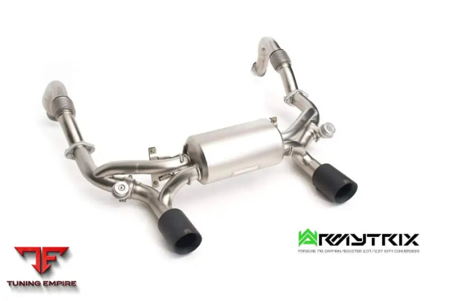 ARMYTRIX PORSCHE 718 CAYMAN (2016-PRESENT) GT4 RS CONVERSION VALVETRONIC EXHAUST SYSTEM