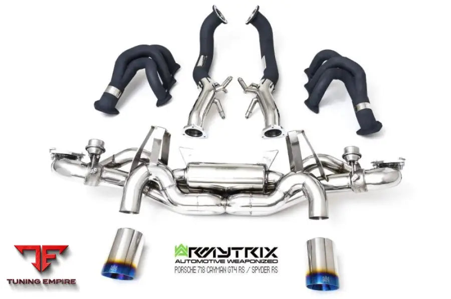 ARMYTRIX PORSCHE 718 CAYMAN GT4 RS / SPYDER RS (2022-PRESENT) VALVETRONIC EXHAUST SYSTEM