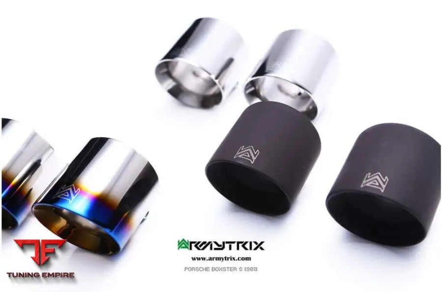 ARMYTRIX PORSCHE 981 BOXSTER S/GTS/SPYDER (2012-2016) VALVETRONIC EXHAUST SYSTEM