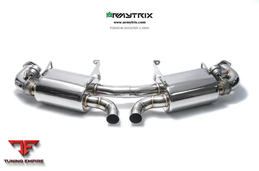 ARMYTRIX PORSCHE 981 CAYMAN S/GTS/GT4 (2012-2016) VALVETRONIC EXHAUST SYSTEM