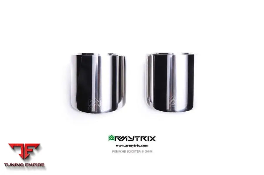 ARMYTRIX PORSCHE 981 CAYMAN S/GTS/GT4 (2012-2016) VALVETRONIC EXHAUST SYSTEM