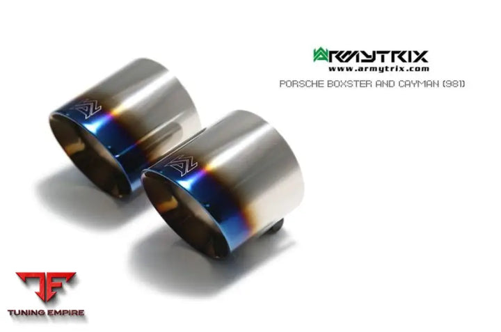 ARMYTRIX PORSCHE 981 CAYMAN S/GTS/GT4 (2012-2016) VALVETRONIC EXHAUST SYSTEM