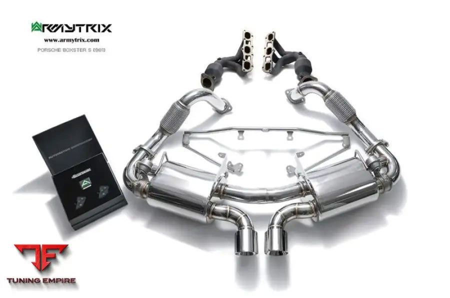 ARMYTRIX PORSCHE 981 CAYMAN S/GTS/GT4 (2012-2016) VALVETRONIC EXHAUST SYSTEM