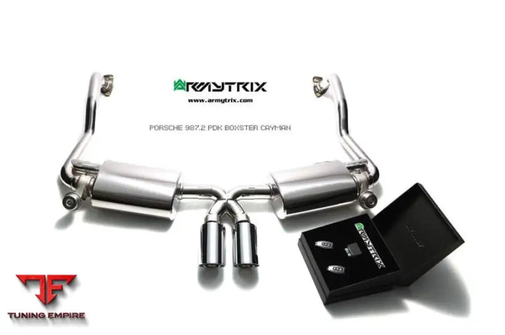 ARMYTRIX PORSCHE CAYMAN 987.2 PDK (2009-2012) VALVETRONIC EXHAUST SYSTEM
