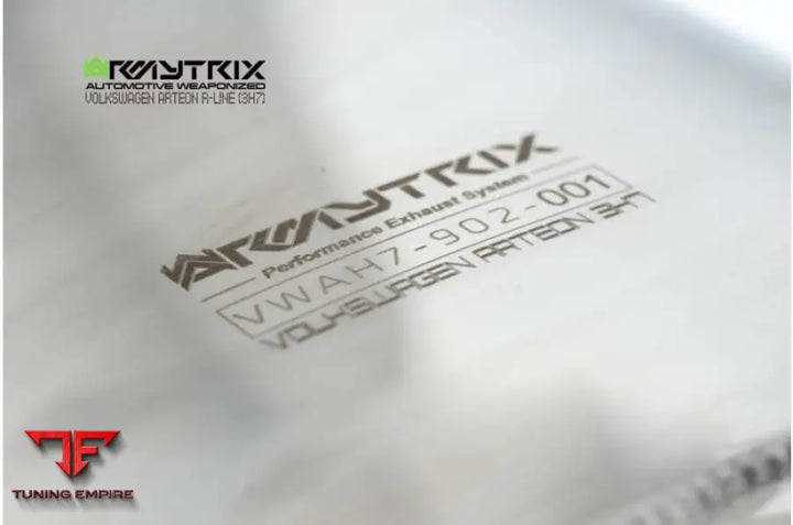 ARMYTRIX VOLKSWAGEN ARTEON SHOOTING BRAKE R-LINE (2020-PRESENT) VALVETRONIC EXHAUST SYSTEM