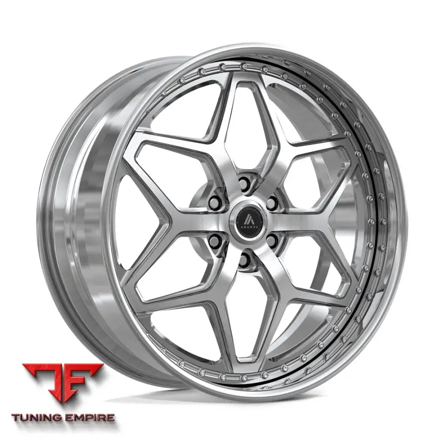 Asanti AS233 Vertex 6 forged wheel
