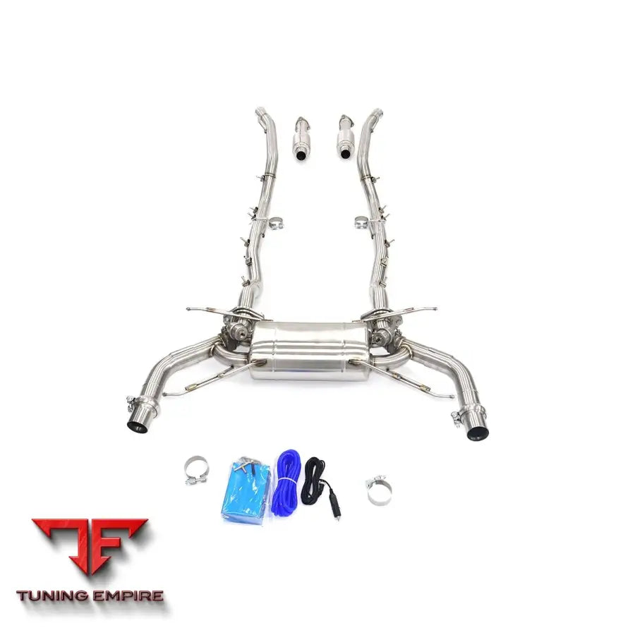 ASTON MARTIN DBS V12 6.0T STAINLESS STEEL CATBACK RAZOR EXHAUST WITH MUFFLER VALVE